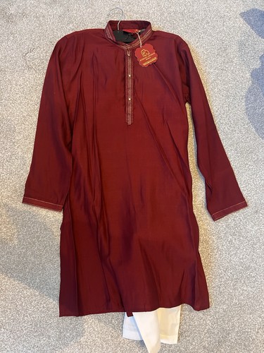 Boys maroon indian kurta - boys',
