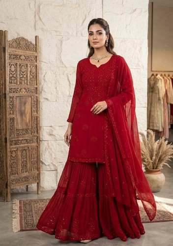 Indian pakistani red kurta - indian,