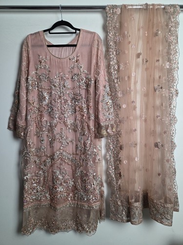 Ladies pink net kurta and - ladies,