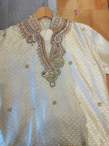 Mens ivory 100 silk - mens,