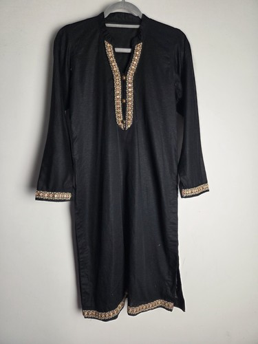 Women simple black kurta - women’s,