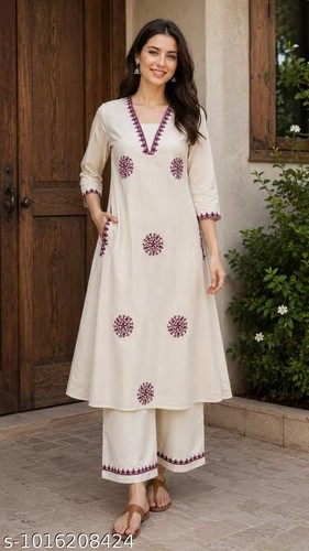 Women cotton embroidered - women's,